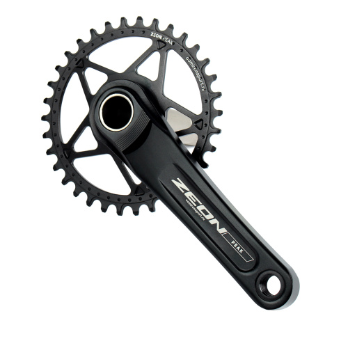 Система шатунов ZEON PEAK, звёзда алюминиевая 34T, Direct Mount, Narrow Wide, шатуны 170 мм, кованый алюминий 6061-T6, вес системы 660 г