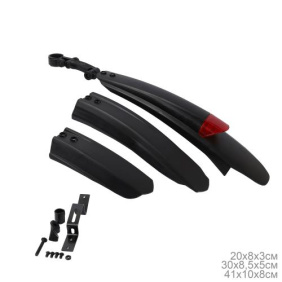 Крылья для велосипеда для колёс на 24-27,5". COMIRON Storm Chaser. комплект 2 шт. Цвет: Черный. /уп 50/