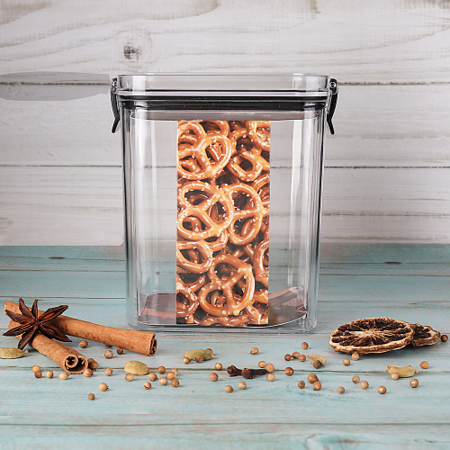 Банка с герметичной крышкой 700 мл АКЦИЯ / GT-34183-818 /уп 48/ удобно хранение  пластик