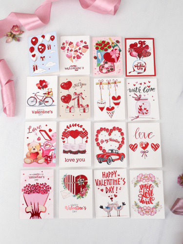 Открытка набор 128 штук Поздравляю / DE-706 /уп 100/