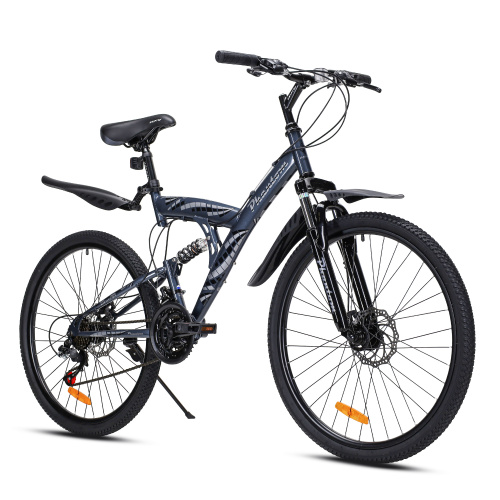Велосипед 26" рама 18" 21sp KRYPTON PHANTOM серый полис чёрный