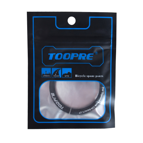 Проставочное кольцо на штырь вилки велосипеда 1.1/2. TOOPRE TP-50.2. Алюминий. Черное