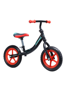 Беговел 12" COMIRON Flight Pro / CB1205 / уп 6 / Цвет: серый-красный/ КРАТНО УПАКОВКЕ 6 ШТ.
