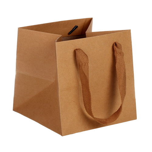 Пакет подарочный 15х15х15 см крафт / LT-212-1 /уп 12/960/ 260г