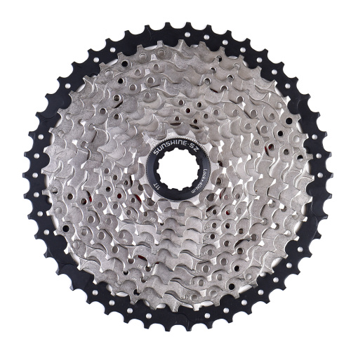 Кассета SUNSHINE MTB. 11 скоростей. 11-46T. HR11-46. никелиров. ALU паук. 560 г /уп 20/