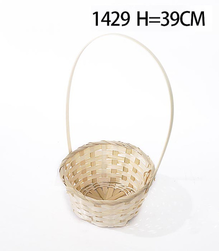 Корзина плетеная 19х35см / 1429 /уп 256/