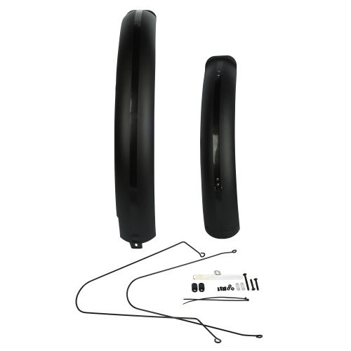 Крылья для велосипеда для колёс на 26-28"х4.0 Tyre. COMIRON FATBIKE Full. комплект 2 шт. Цвет: Черный. /уп 30/