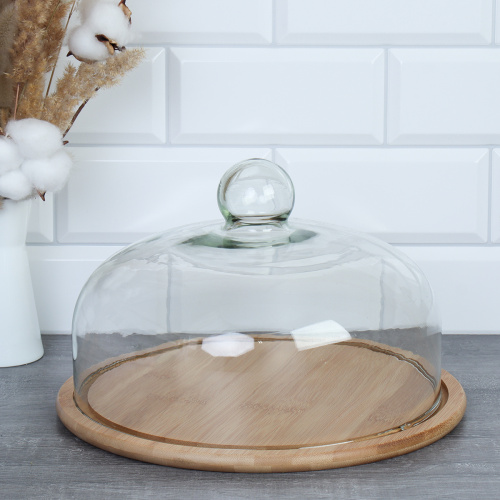 Блюдо с крышкой 29 см / CF266 /уп 8/*