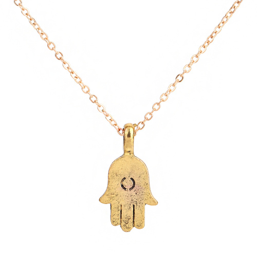 Подвеска на цепочке 50 см Оберег / P-210G /уп 12/золото