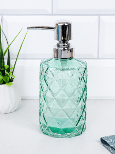 Дозатор для жидкого мыла 350 мл 20 см / GKR7 /уп 48/ ДОП.СКИДКА НА КОРОБ 4%