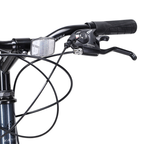 Велосипед 26" рама 18" 21sp KRYPTON PHANTOM серый полис чёрный