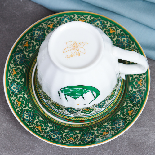 Чайный набор 13 предметов 250 мл 800 мл / ZSV02-13G 220 /уп 4/ Муслим Костяной 