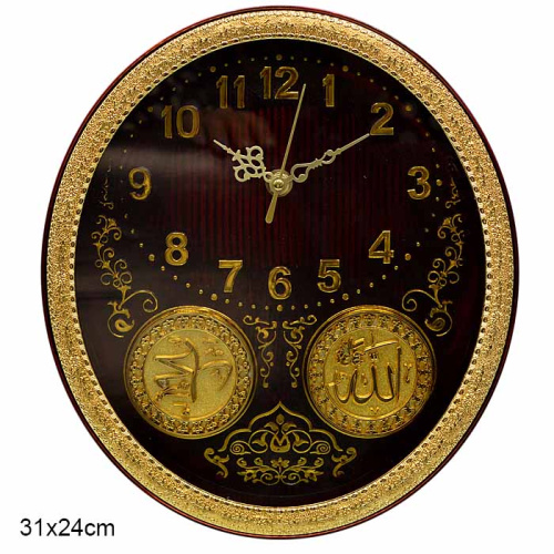Часы Мусульманские 31х24 см / 3164В /уп.20/
