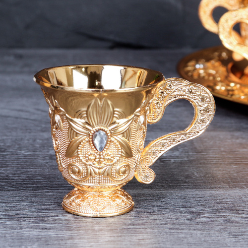 Коньячный набор /200/30 мл/ Золото/ 201-GOLD /уп 24/ Плоский поднос