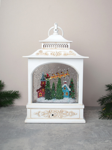 Светильник Новогодний светодиодный 18x8x27 см / WDL-24007B /уп 8/ музыкальный