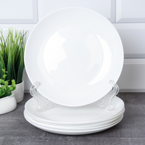 Набор тарелок 6 штук 190 мм Евро Дэй белая / FLYGP75 (WHITE) /уп 8/ 