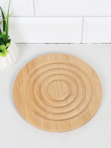 Подставка под горячее 16,5х см / 6-19 /уп 240/ бамбук