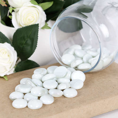 Декоративные камни 250г / 7-219 /уп 100/ белый /