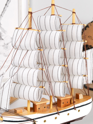 Макет парусного корабля 31х32 см / 8336 /уп 18/