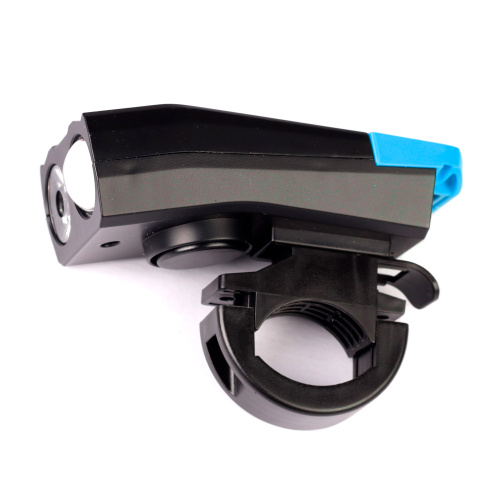 Фонарь передний  интеллектуальный COMIRON "SMART2" ABS; свет: 2xT6, 800lm; 2000 mAh, USB; ближний/дальний свет, сигнал 120Дб., 5 режим синий /уп 40/