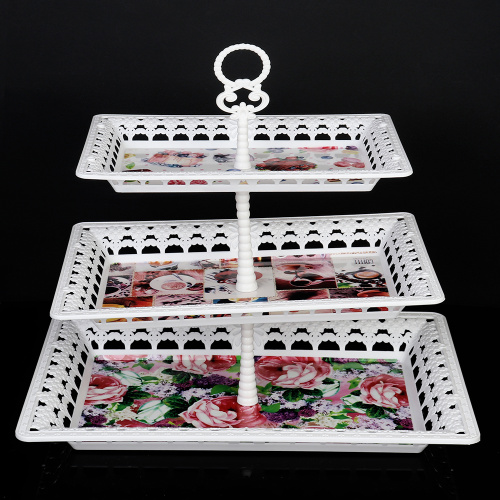 Ваза для фруктов 3-х ярусная 20x30/24x36/29x43 см / GT-34183-534 /уп 36/