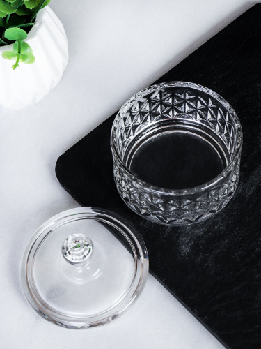 Сахарница 100 мл Ромб маленький / TB041-1(1+1)B /уп 72/