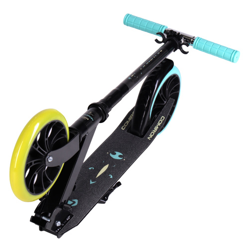 Самокат 2-х колесный COMIRON 200мм Волк / GT23-B /уп 8/ серый