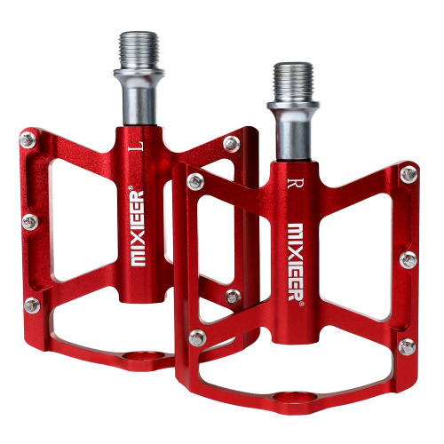 Педаль EXPERT MIXIEER MONOMAH, 9/16 резьба, CNC-6061 корпус, 1DU+1 пром. подшипник, 104х82мм, с рефлектором, CR-MO ось, red, 1 пара, инд.уп /уп30/