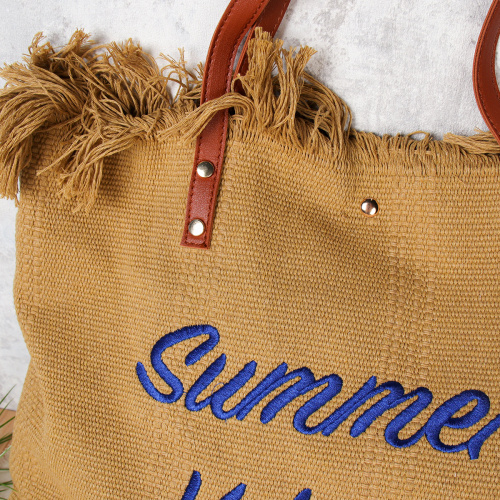 Сумка 36x50x14 / BLY-101 /уп 1/ бежевая