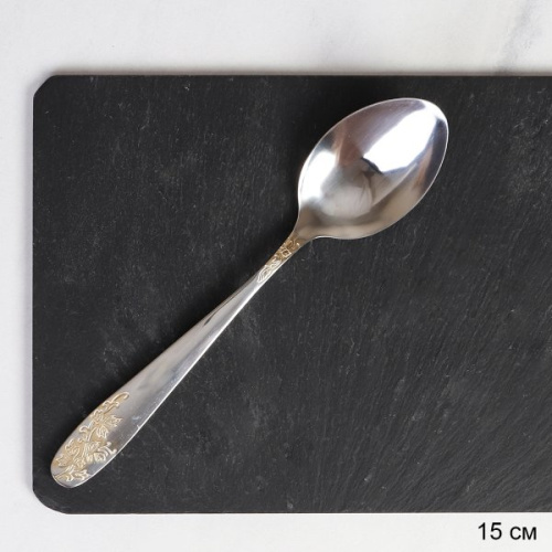 Ложка столовая 1 штука Золото Кантата Глянец / MJ3283-1 /уп/