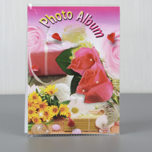 Фотоальбом 36 фото 10х15 Цветы / 105F /уп 12/720/ микс