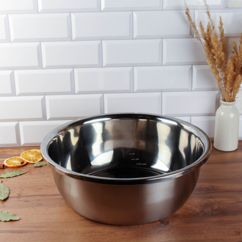 Чаша-таз 40 см нержавейка h=14.5 см / 40-594 /уп 40/0.747