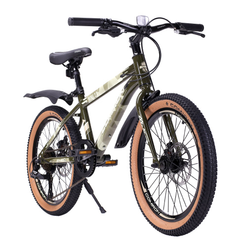 Велосипед 20" рама 12" 7sp COMIRON REBEL ригид милитари хаки