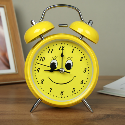 Будильник Смайлик 16 см / 668 /уп 60/ 