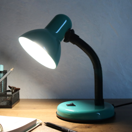 Светильник настольный 28 см зеленый / 203B-5 / Ex27 /уп 45/