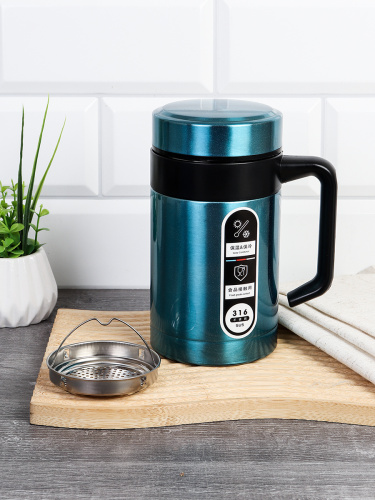 Термокружка 500 мл/ AWG-604 /уп 50/ Синяя/