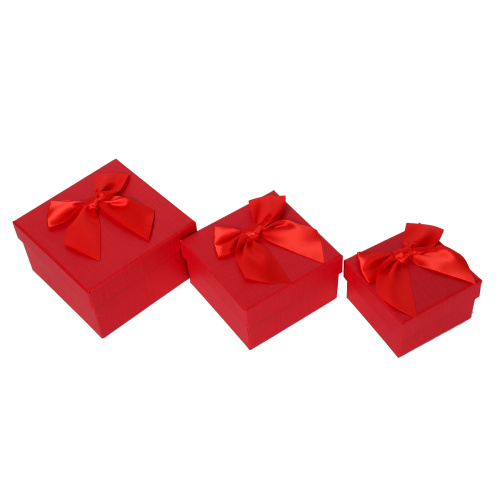 Коробка подарочная Квадратная набор 3 штуки / 1313 /уп 96/