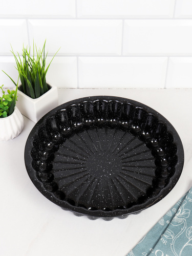 Форма для выпечки Круг 26 см Мрамор / PPS-951 /уп 50/ антипригарное покрытие/ 0,39