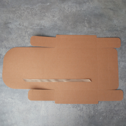 Коробка подарочная складная 24*24*6 см / 0519-8/C /уп 12/600/крафт