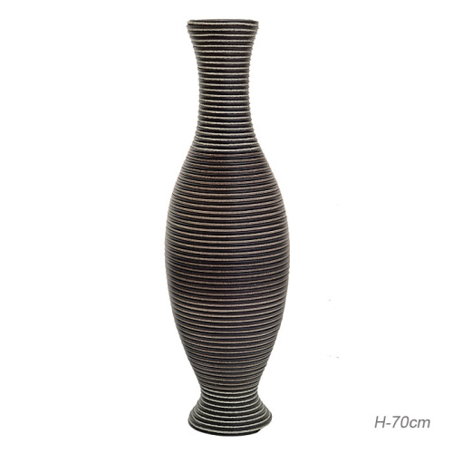 Ваза напольная 70 см Плетенка / 287 /уп 6/пластик