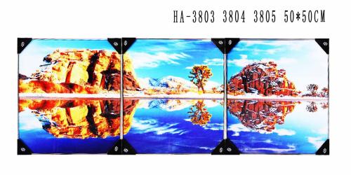 Картина 50*50 HA-3803.3804.3805 / уп3/12/ цена за 1 шт. Акция
