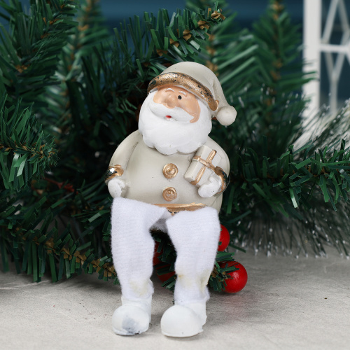 Фигурка висячие ножки Снеговик/Дед Мороз 7 см / S200 /уп 120/Новый год