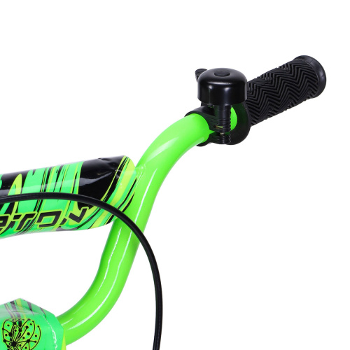 Велосипед 20" Krypton BURNING KB01-20BL цвет черный/ лайм