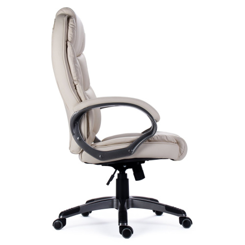 Кресло руководителя CH-001DS PL БЕЖЕВЫЙ ЭКОКОЖА 