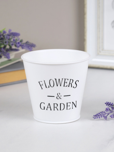 Кашпо пластик 10х11 см / S-907 /уп 550/