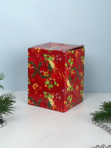 Подсвечник 9,1х9,1х12,9 см / 7093 /уп 36/