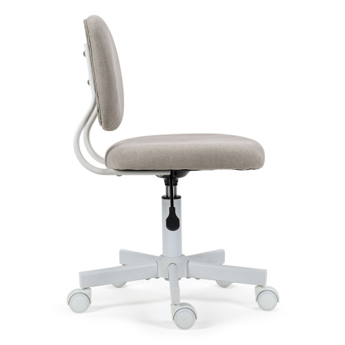 Детское кресло MC-201-W СЕРЫЙ №4 велюр