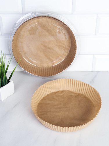 Формы для запекания бумажные маслостойкие Круг 20х4,5 см, набор 50 шт / FBO-20-50-271 /уп 120/ бумажные маслостойкие