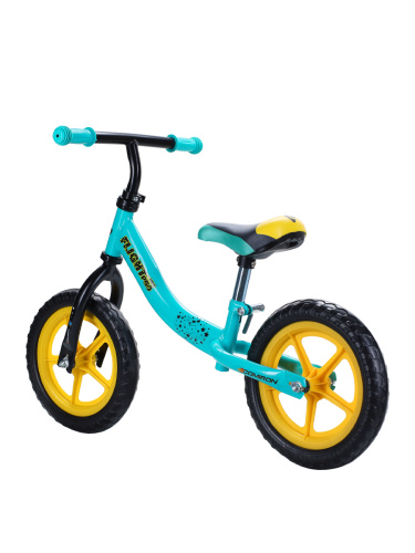 Беговел 12" COMIRON Flight Pro / CB1205 / уп 6 / Цвет: лазурный/ КРАТНО УПАКОВКЕ 6 ШТ.