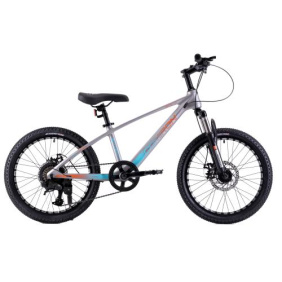 Велосипед 20" R20Ch COMIRON RAPID NEW серебристый